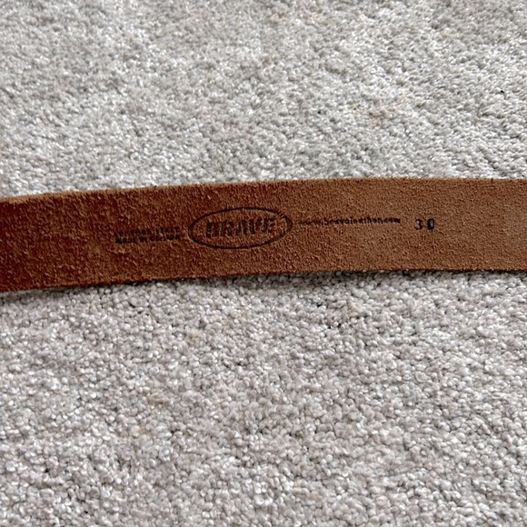 BRAVE Leather Belt - Picture 3 of 4